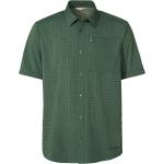 Grüne Karo Vaude Seiland Nachhaltige Shirts mit Tasche mit Reißverschluss für Herren Größe L 