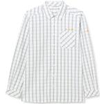 Weiße Karo Langärmelige Vaude Albsteig Bio Nachhaltige Shirts mit Tasche für Herren Größe 3 XL für den für den Sommer 