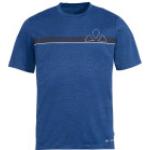 Blaue Langärmelige Vaude Bracket Nachhaltige Print-Shirts für Herren Größe L 