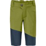 Grüne Vaude Moab Stretch-Shorts für Kinder aus Polyester Größe 110 