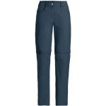 Blaue Unifarbene Vaude Farley Nachhaltige Zip Off Hosen & Zipphosen aus Polyamid für Damen Größe L 