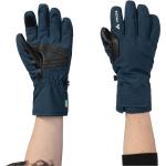 Reduzierte Blaue Vaude Roga Nachhaltige Fingerhandschuhe für Herren Größe XS 