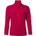 Rote Vaude Rosemoor Nachhaltige Fleecejacken mit Reißverschluss aus Fleece für Damen Größe XL 