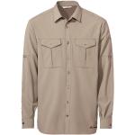 Beige Vaude Rosemoor Nachhaltige Outdoor-Hemden aus Polyester für Herren Größe XL 