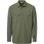Olivgrüne Vaude Rosemoor Nachhaltige Outdoor-Hemden aus Polyester für Herren Größe XL 