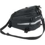 Schwarze Vaude Silkroad Nachhaltige Gepäckträgertaschen 5l mit Klettverschluss 