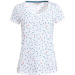 Weiße Unifarbene Vaude Skomer bluesign Nachhaltige T-Shirts für Damen 