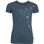 Stahlblaue Vaude Skomer Nachhaltige T-Shirts für Damen für den für den Sommer 