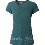 VAUDE Skomer Print T-Shirt II Women mallard green - Größe 38 Damen