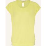 Gelbe Vaude Skomer Nachhaltige T-Shirts für Damen Größe L 