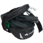 Schwarze Vaude Tube Bag Nachhaltige Satteltaschen mit Klettverschluss Klein 