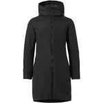 Schwarze Unifarbene Vaude Annecy Nachhaltige Damenmäntel Größe L für den für den Winter 