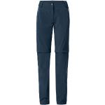 Reduzierte Blaue Vaude Farley Nachhaltige Zip Off Hosen & Zipphosen aus Polyamid für Damen Größe S 