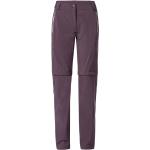 Vaude Women's Farley Stretch ZO T-Zip Pants II blackberry 40-Short