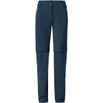 Vaude Women's Farley Stretch ZO T-Zip Pants II dark sea 46-Short