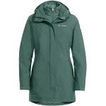 Reduzierte Grüne Wasserdichte Winddichte Atmungsaktive Vaude Idris Nachhaltige 3-in-1 Jacken aus Fleece gepolstert für Damen Größe S 