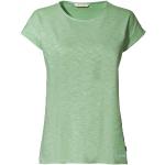Reduzierte Grüne Langärmelige Vaude Moja Nachhaltige T-Shirts aus Baumwolle für Damen Größe XXL 