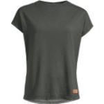 Olivgrüne Vaude Redmont Nachhaltige T-Shirts für Damen Größe M 
