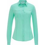Mintgrüne Vaude Skomer Nachhaltige Outdoor-Hemden für Damen Größe L 