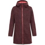 Rote Vaude Tinshan Nachhaltige Damenmäntel aus Wolle Größe M für den für den Herbst 