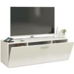 Weiße VCM Fernso TV-Lowboards & Fernsehtische aus Holz 40”- 44” Breite 100-150cm, Höhe 0-50cm, Tiefe 0-50cm 