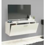 Weiße VCM Fernso TV-Lowboards & Fernsehtische aus Holz 40”- 44” Breite 50-100cm, Höhe 0-50cm, Tiefe 0-50cm 