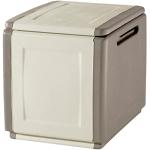 Elfenbeinfarbene Auflagenboxen & Gartenboxen 101l - 200l aus Kunststoff UV-beständig 