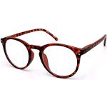 Reduzierte Rote Schildpattmuster Brillenfassungen für Herren 