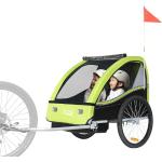 Tiggo VS Kinderanhänger Fahrradanhänger Anhänger Kinderfahrradanhänger 50201-02 T Grün