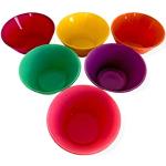 ArtGlass Vega 6 farbige Glasschüsseln – Dessertsch