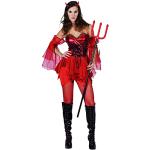 Vegaoo Teufel-Kostüme aus Polyester für Damen Größe S 