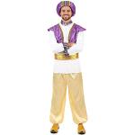 Vegaoo Sultan-Kostüm für Herren Gold-lila - M