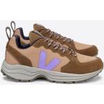 Braune Veja Venturi Bio Nachhaltige Chunky Sneaker & Ugly Sneaker mit Schnürsenkel aus Veloursleder für Damen Größe 40 
