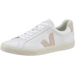 Weiße Casual Veja Esplar Bio Nachhaltige Low Sneaker in Normalweite aus Veloursleder für Damen Größe 40 