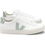 Veja Fair Trade - Sneakers aus Leder - Campo Chromefree Extra White Matcha für Damen aus Leder - Größe 38 - Weiß