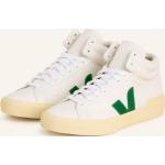 Reduzierte Weiße Veja Minotaur Nachhaltige High Top Sneaker & Sneaker Boots aus Leder für Damen Größe 36 