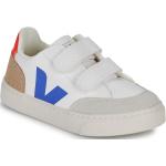 Weiße Veja V-12 Nachhaltige Low Sneaker aus Leder für Kinder Größe 30 