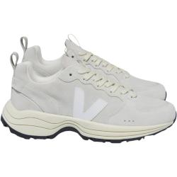 Veja, Natürlich Weiße Venturi Wildleder Sneakers White, Damen, Größe: 36 EU