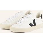 Weiße Veja Campo Nachhaltige Low Sneaker aus Veloursleder für Damen Größe 41 