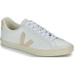 Weiße Veja Esplar Nachhaltige Low Sneaker aus Leder für Damen Größe 43 