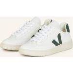 Reduzierte Grüne Veja V-12 Nachhaltige Low Sneaker aus Glattleder für Damen Größe 36 
