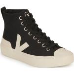 Schwarze Veja Wata Nachhaltige High Top Sneaker & Sneaker Boots aus Leder für Damen Größe 42 