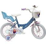 Vélo ATLAS Mädchen Fahrrad 14 Zoll Kinder Eiskönigin/Frozen, blau/weiß, 14''