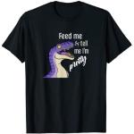 Velociraptor Feed Me Tell Me I'm Pretty Dark T-Shirt
