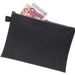 Schwarze Geldtaschen aus Textil 