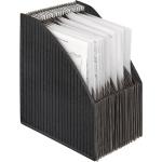 Schwarze Veloflex Stehsammler DIN A4 aus Papier 