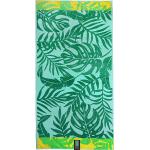 Grüne Tropische Strandtücher aus Frottee 90x180 