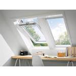 VELUX Dachfenster GGL 3069 Schwingfenster klar lack ENERGIE Hitzeschutz, 78x98 cm (MK04)