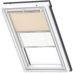 Beige VELUX Dachfensterplissees aus Aluminium lichtdurchlässig 