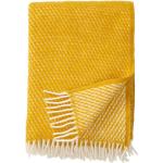 Reduzierte Gelbe Wolldecken & Plaids aus Samt 
